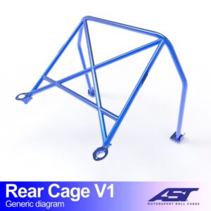 Roll Bar AUDI A3 / S3 (8L) Hatchback 3 uși FWD CUPA SPATE V1