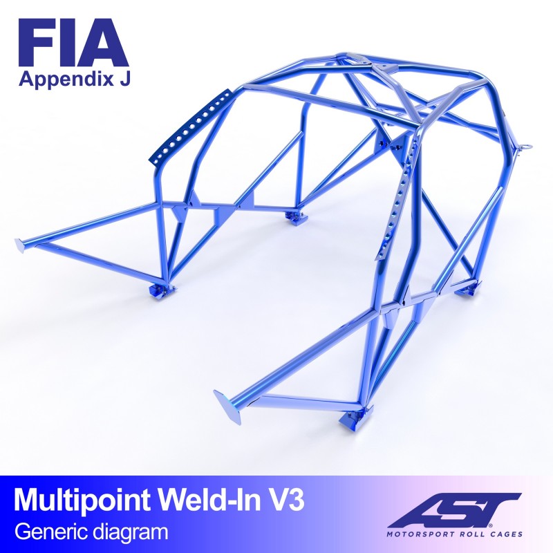 Roll Cage SEAT Ibiza (6K2) Hatchback 3 uși MULTIPOINT SUDARE INTEGRATĂ V3 1 Roll Cage SEAT Ibiza (6K2) Hatchback 3 uși MULTIPOINT SUDARE INTEGRATĂ V3