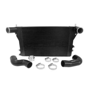 Intercooler universal Passat Audi A3 S3 TT TTS Skoda Superb Octavia RS VW Golf V VI Seat Leon, ieșire de 70mm