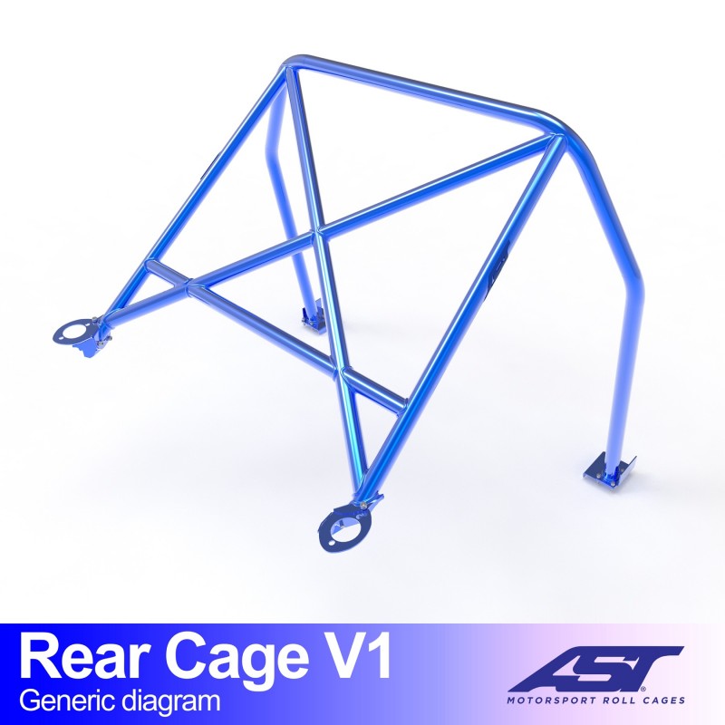Roll Bar MAZDA RX-8 (SE3P) Coupe cu 4 uși, Roll Cage V1 1 Roll Bar MAZDA RX-8 (SE3P) Coupe cu 4 uși, Roll Cage V1