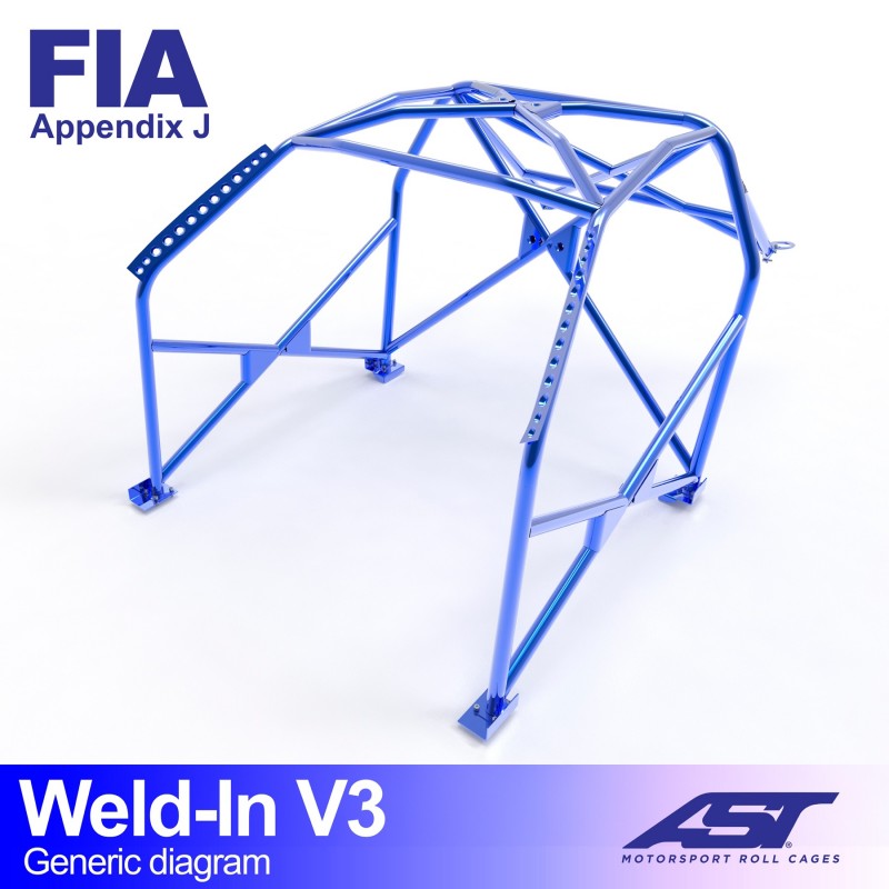 Roll Cage de protecție Alfa Romeo 75 Sedan 4 uși SUDABILĂ V3 1 Roll Cage de protecție Alfa Romeo 75 Sedan 4 uși SUDABILĂ V3