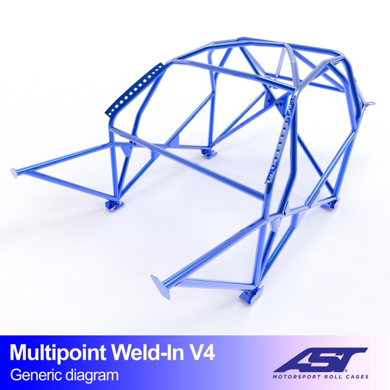 Roll Cage de protecție HYUNDAI I30 (PDE/PDEN) 5 uși Hatchback MULTIPOINT SUDARE IN V4 1 Roll Cage de protecție HYUNDAI I30 (PDE/PDEN) 5 uși Hatchback MULTIPOINT SUDARE IN V4