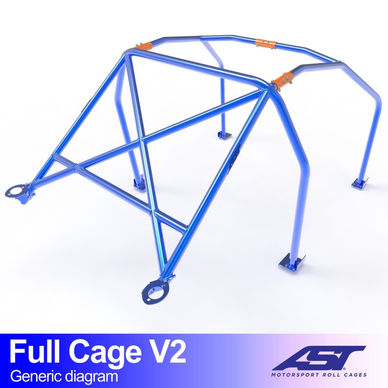Roll Cage LANCIA Fulvia (818) Coupe 2 uși FULL CAGE V2 1 Roll Cage LANCIA Fulvia (818) Coupe 2 uși FULL CAGE V2