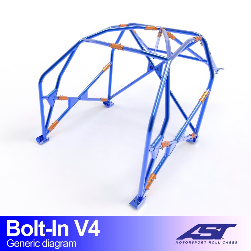 Roll Cage MAZDA 323 (BG) Hatchback cu 3 uși BOLT IN V4 1 Roll Cage MAZDA 323 (BG) Hatchback cu 3 uși BOLT IN V4