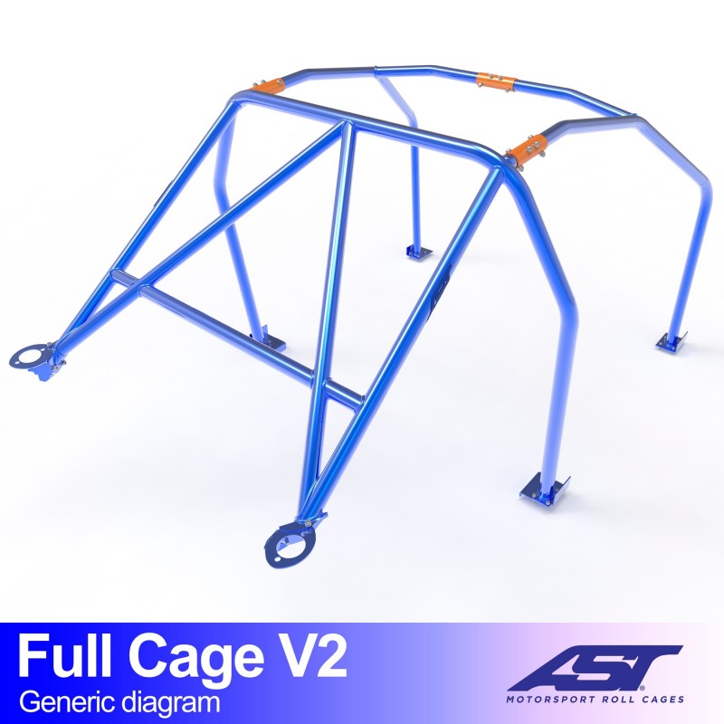 Roll Cage MAZDA RX-7 (FD) Coupe 3 uși FULL CAGE V2 1 Roll Cage MAZDA RX-7 (FD) Coupe 3 uși FULL CAGE V2