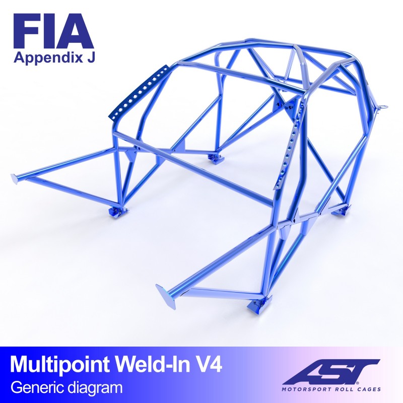 Roll Cage NISSAN GTR (R35) Coupe 2 uși MULTIPOINT SUdat V4 1 Roll Cage NISSAN GTR (R35) Coupe 2 uși MULTIPOINT SUdat V4