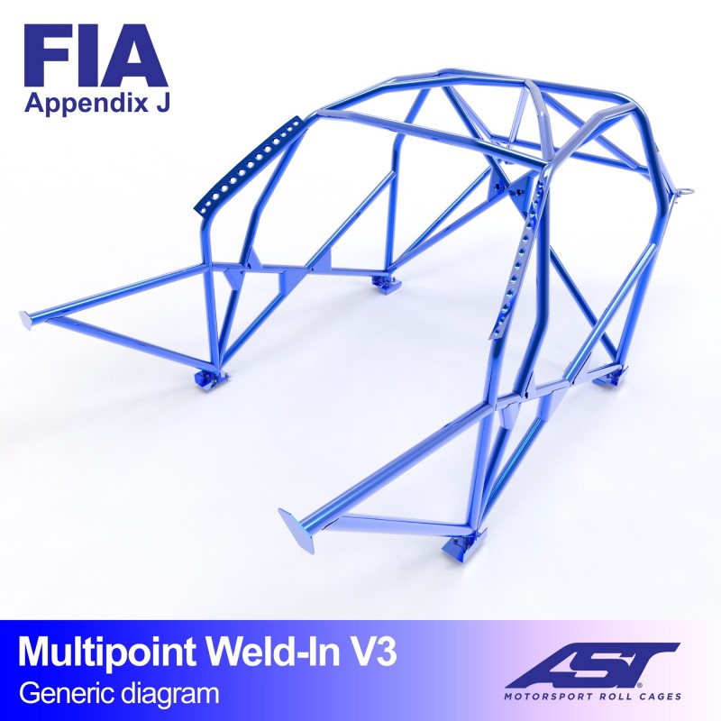 Roll Cage RENAULT R11 (Faza 1/2) Coupe cu 3 uși MULTIPOINT SUdata V3 1 Roll Cage RENAULT R11 (Faza 1/2) Coupe cu 3 uși MULTIPOINT SUdata V3