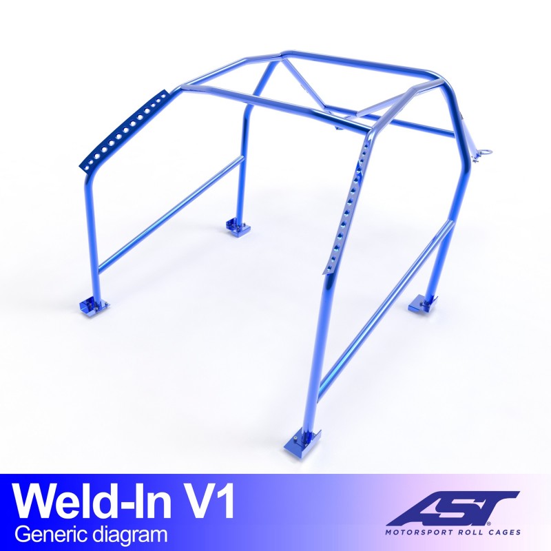 Roll Cage SEAT Arosa (6H) Hatchback 3 uși, SUDURĂ, V1 1 Roll Cage SEAT Arosa (6H) Hatchback 3 uși, SUDURĂ, V1
