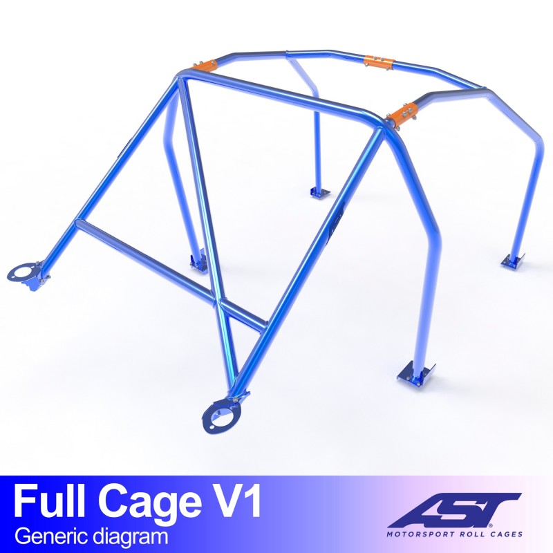 Roll Cage SEAT Ibiza (6K) Hatchback 3 uși FULL CAGE V1 1 Roll Cage SEAT Ibiza (6K) Hatchback 3 uși FULL CAGE V1