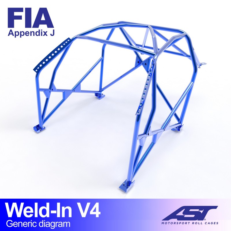 Roll Cage (Roll Cage) VOLVO 144 Sedan 4 uși, tip sudat, V4 1 Roll Cage (Roll Cage) VOLVO 144 Sedan 4 uși, tip sudat, V4