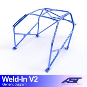 Roll Cage VW Golf (Mk4) Hatchback 5 uși FWD SUDAT V2