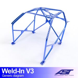 Roll Cage VW Lupo (6X) Hatchback 3 uși SUDABIL V3